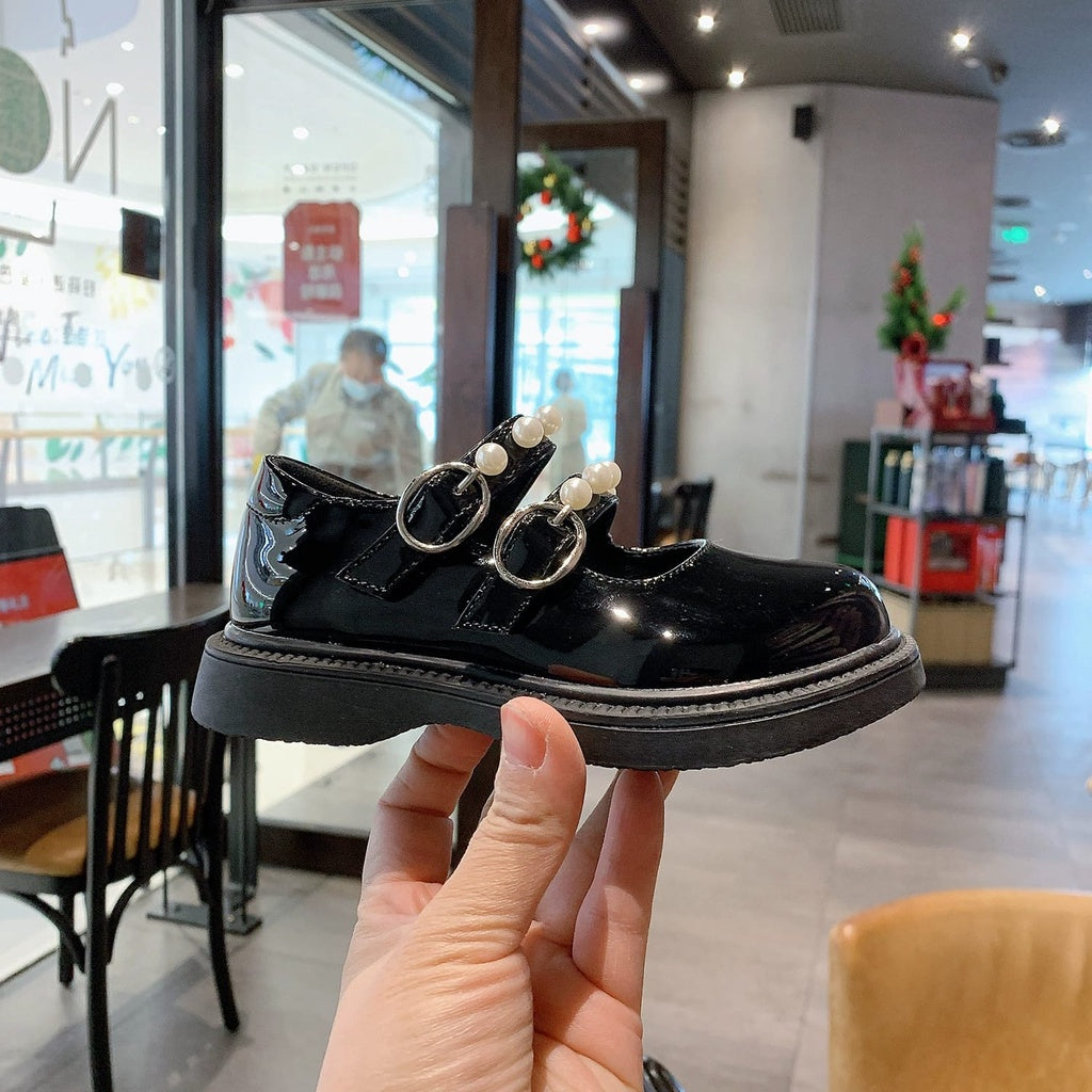 Sepatu GLAM PERLI Pesta Anak Perempuan Import 32-37