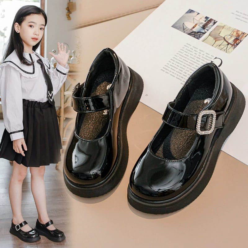 Sepatu Glam Feri Pesta Anak Perempuan Import 32-37