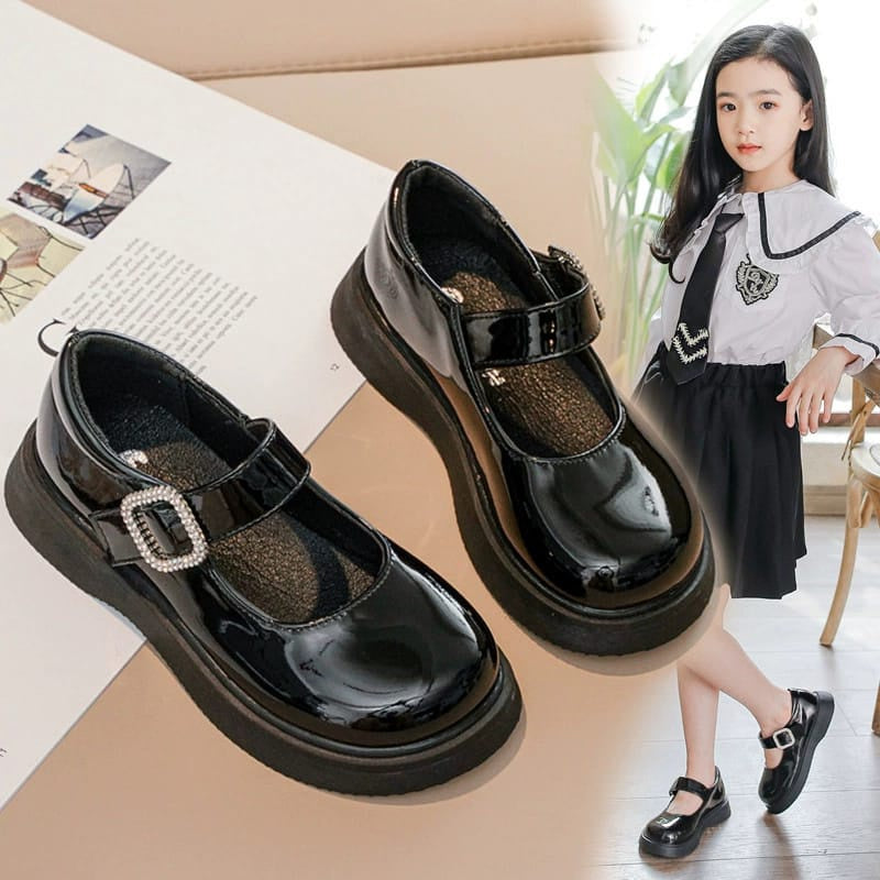 Sepatu Glam Feri Pesta Anak Perempuan Import 32-37