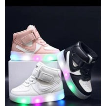 Sepatu Anak MAKENA Perempuandan Laki-laki Lampu LED Import 21-30 1-5 Tahun