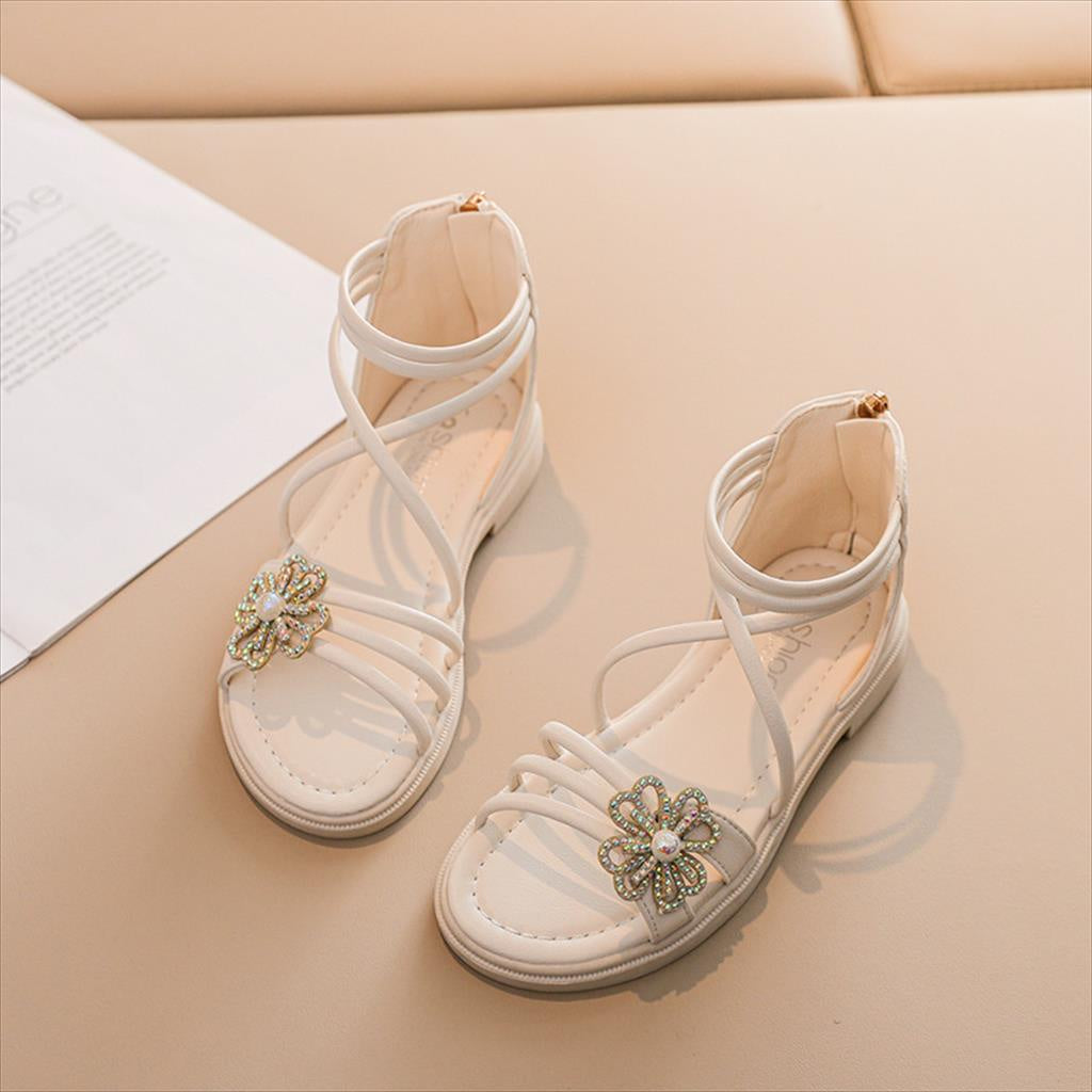 Sandal AYSEL Pesta Anak Perempuan Import Size 27-37 Umur 2-10 Tahun