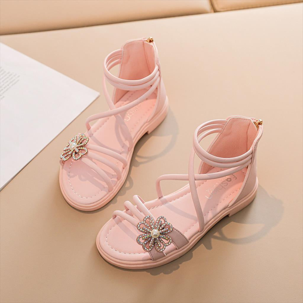 Sandal AYSEL Pesta Anak Perempuan Import Size 27-37 Umur 2-10 Tahun