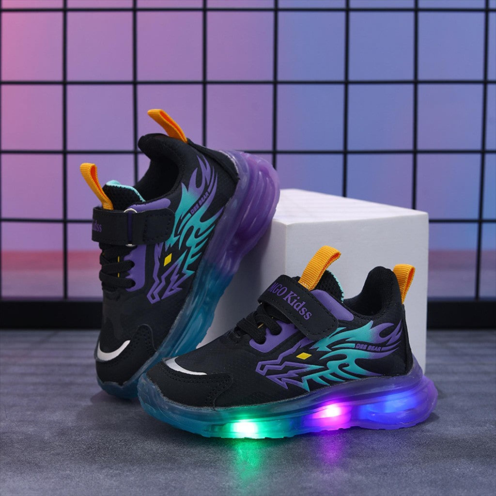 Sepatu VATRA  Sepatu LED Anak Laki-laki Import 21-30 Usia 1-5Tahun