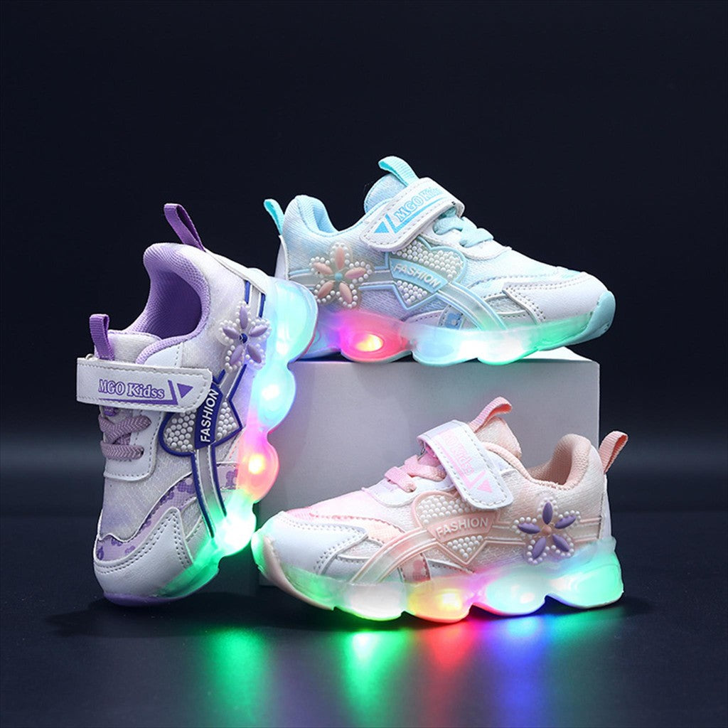 Sepatu YUKITA Sepatu LED Anak Perempuan Import 21-30 Usia 1-5Tahun