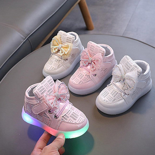 Sepatu  ELIANA Sepatu LED Anak Perempuan Import 21-30 Usia 1-5 Tahun