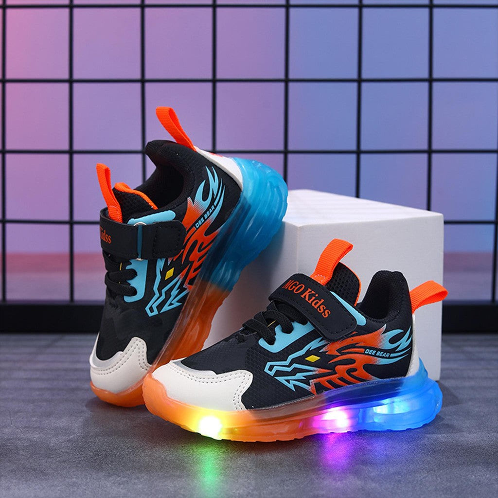 Sepatu VATRA  Sepatu LED Anak Laki-laki Import 21-30 Usia 1-5Tahun