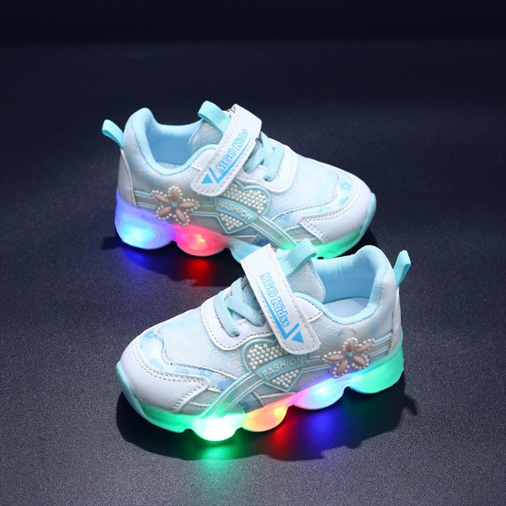 Sepatu YUKITA Sepatu LED Anak Perempuan Import 21-30 Usia 1-5Tahun