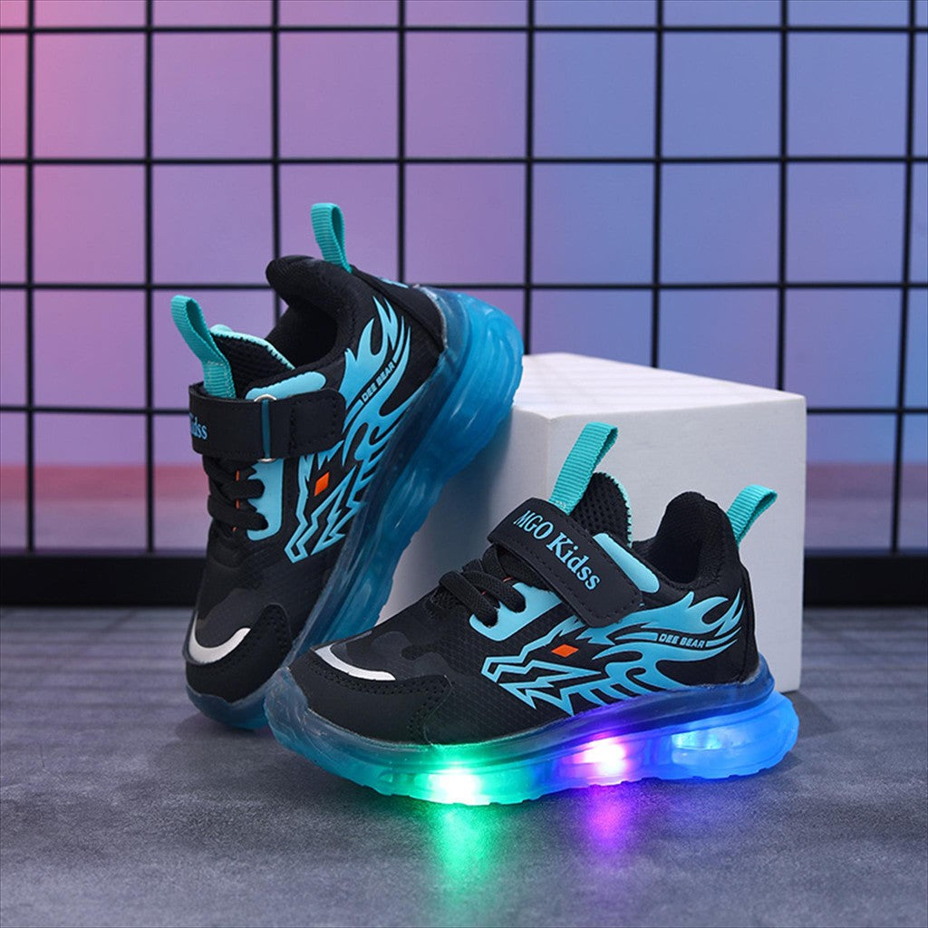 Sepatu VATRA  Sepatu LED Anak Laki-laki Import 21-30 Usia 1-5Tahun