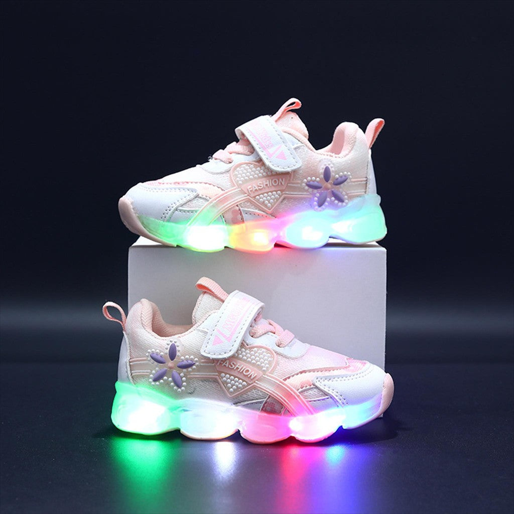 Sepatu YUKITA Sepatu LED Anak Perempuan Import 21-30 Usia 1-5Tahun