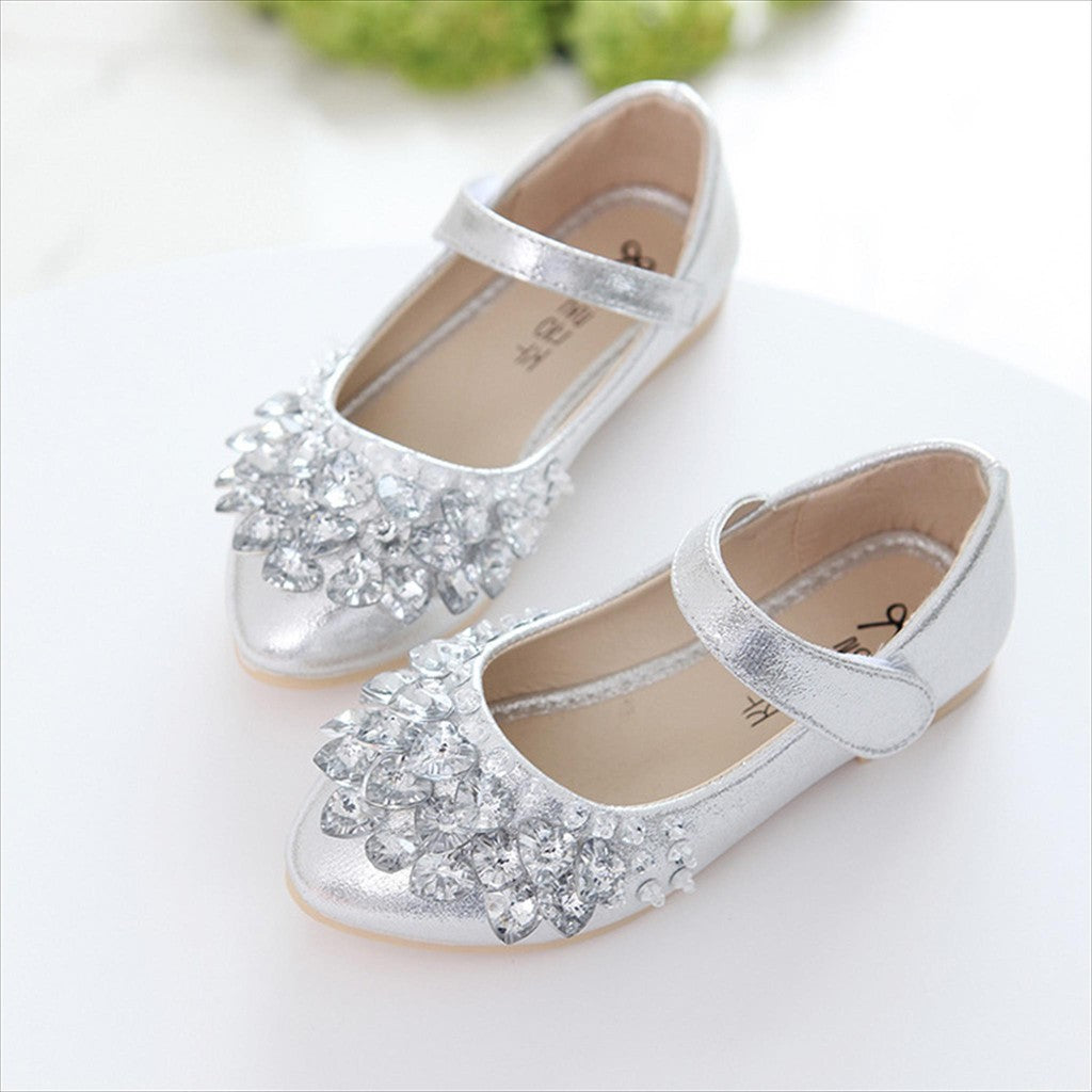Sepatu BIRDELA Sepatu Pesta Flat Shoes Anak Perempuan Import 26-34 Usia 1,5-6 Tahun