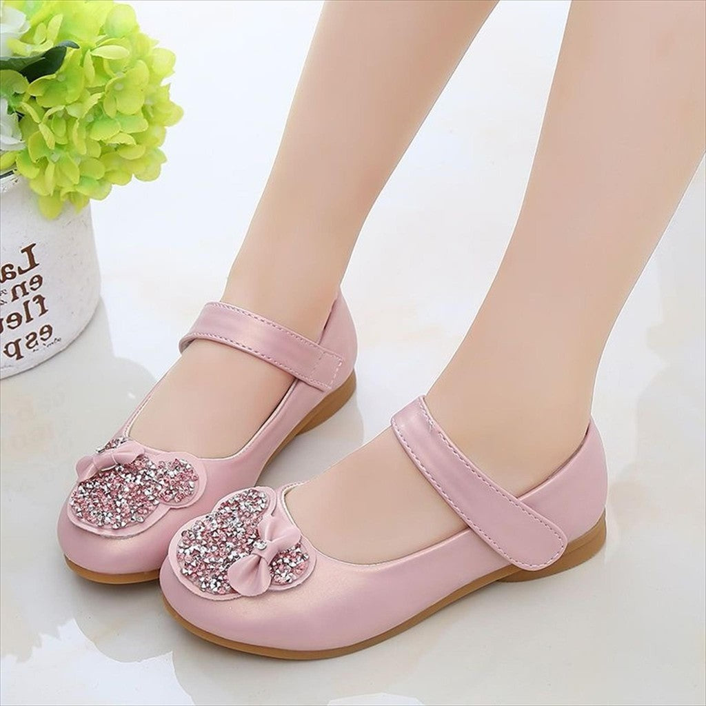 Sepatu DIRA Sepatu Pesta Flat Shoes Anak Perempuan Import 26-34 Usia 1-6 Tahun