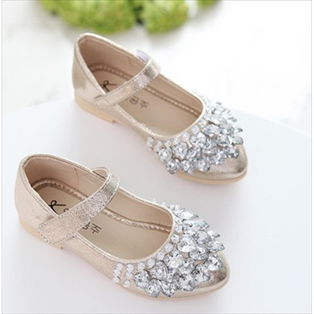 Sepatu BIRDELA Sepatu Pesta Flat Shoes Anak Perempuan Import 26-34 Usia 1,5-6 Tahun