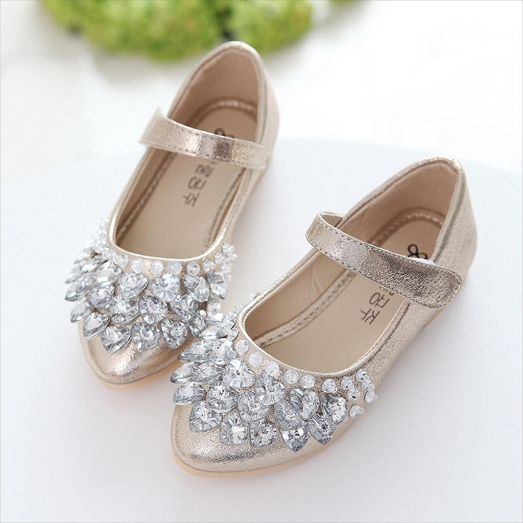 Sepatu BIRDELA Sepatu Pesta Flat Shoes Anak Perempuan Import 26-34 Usia 1,5-6 Tahun