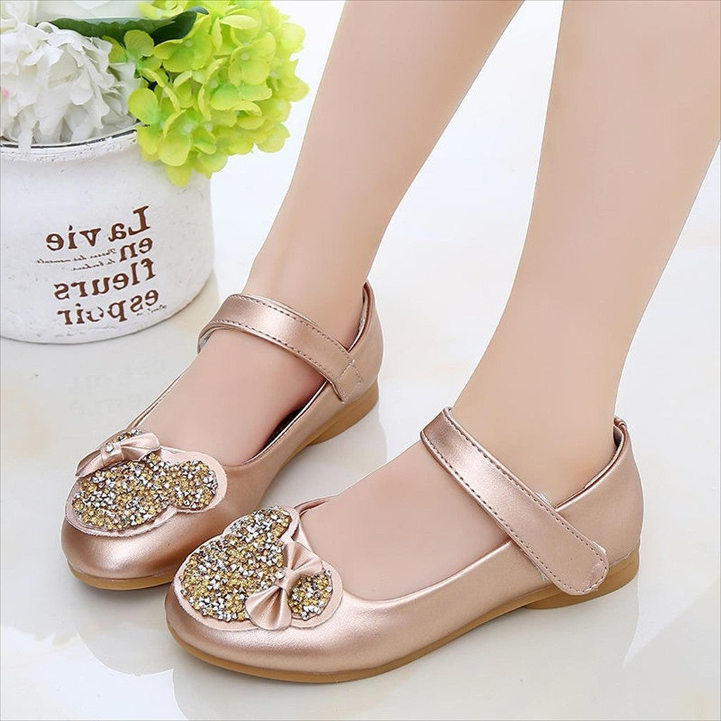 Sepatu DIRA Sepatu Pesta Flat Shoes Anak Perempuan Import 26-34 Usia 1-6 Tahun