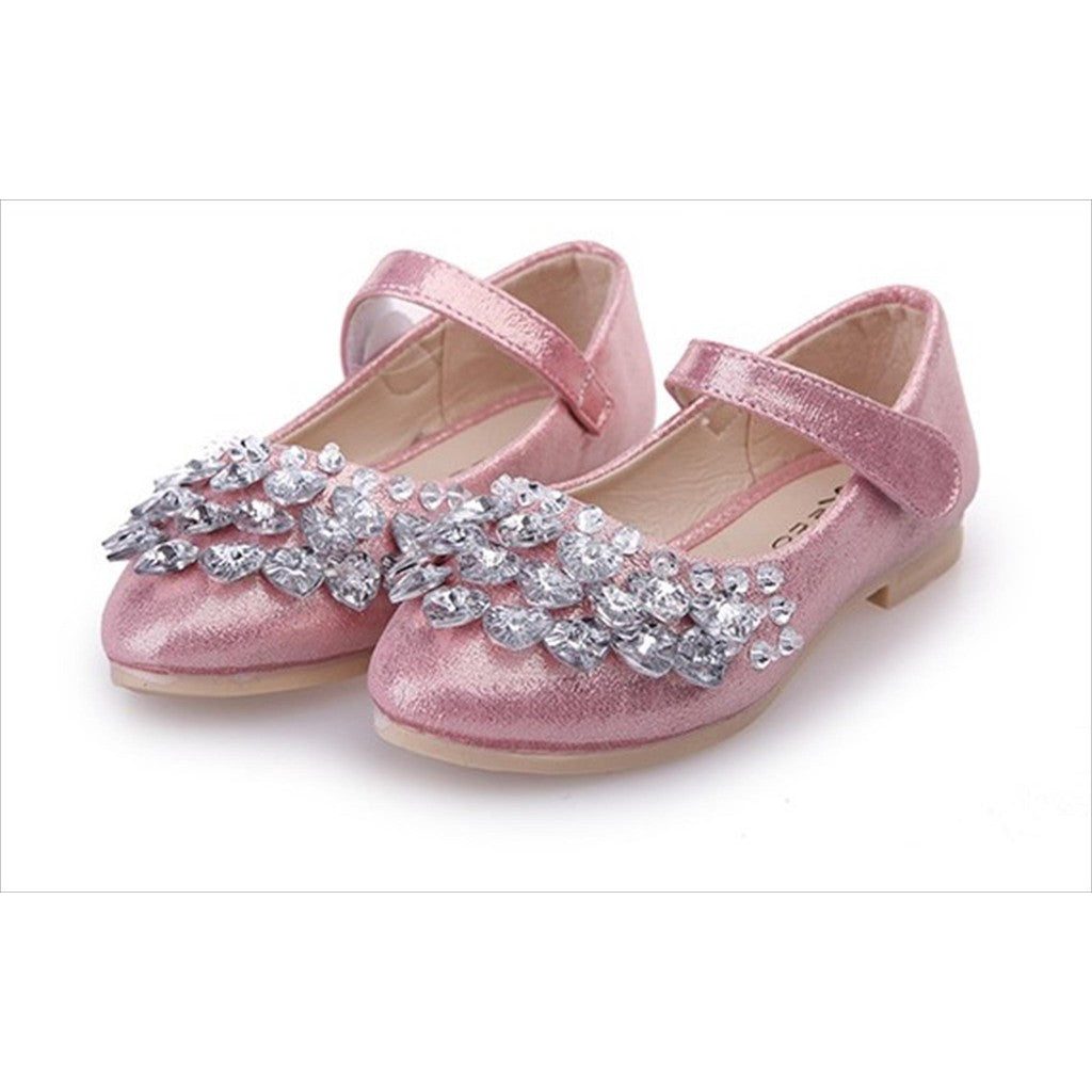 Sepatu BIRDELA Sepatu Pesta Flat Shoes Anak Perempuan Import 26-34 Usia 1,5-6 Tahun