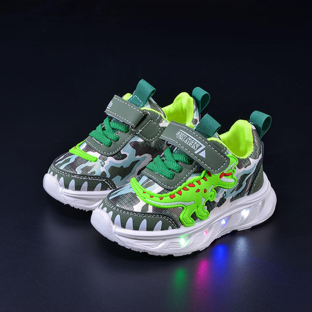 Sepatu LIBERTI Sepatu LED Anak Laki-laki Import 21-30 Usia 1-5 Tahun