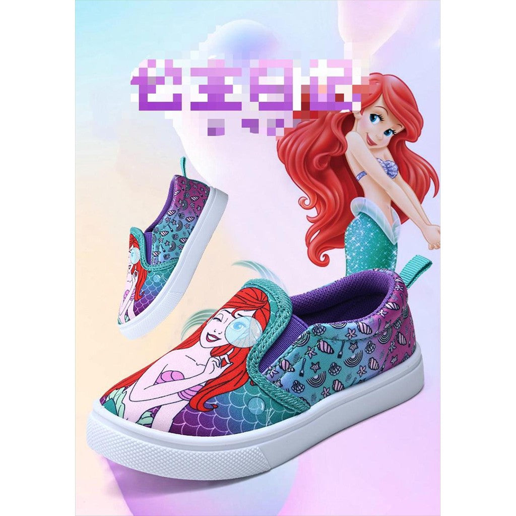Sepatu PRINCESS ARIEL MERMAID Sepatu Anak Perempuan Import 24-29 Usia 2-6 Tahun