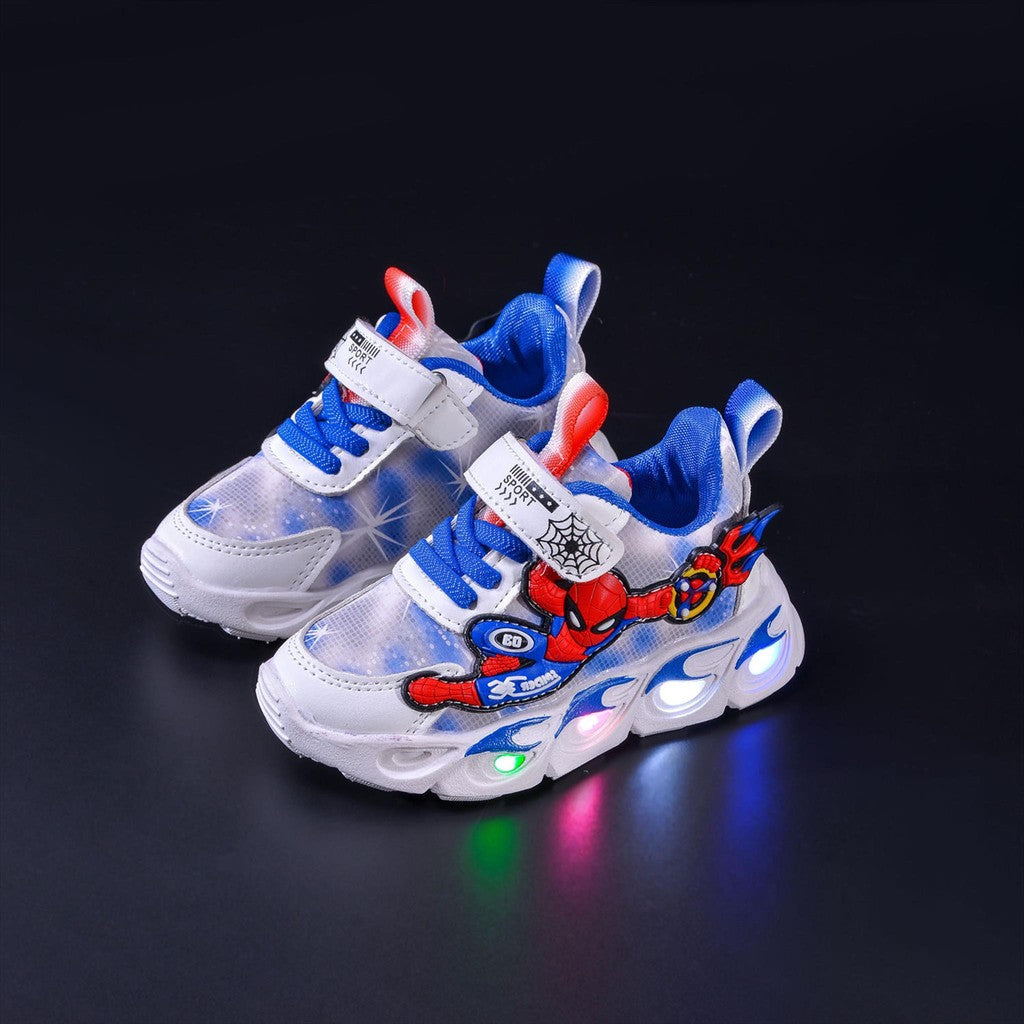 Sepatu LIAM Sepatu LED Anak Laki-laki import 21-30 Usia 1-5 Tahun