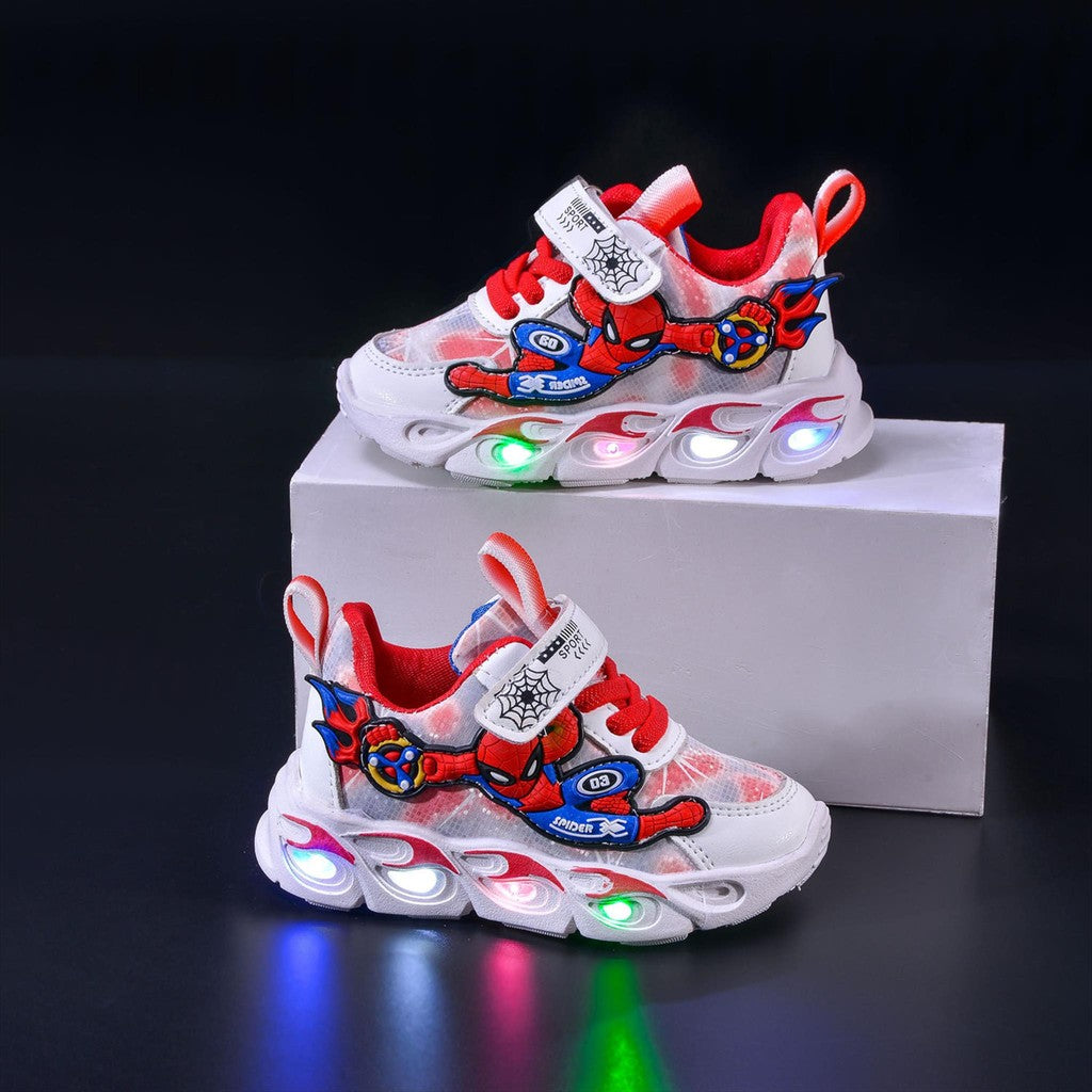 Sepatu LIAM Sepatu LED Anak Laki-laki import 21-30 Usia 1-5 Tahun