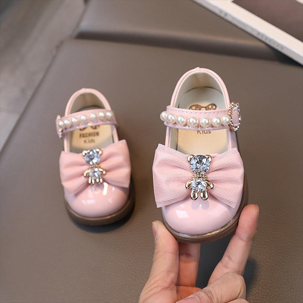 Sepatu PERRY Sepatu Pesta Flat Shoes Anak Perempuan Import 16-25 Usia 6bulan-2tahun