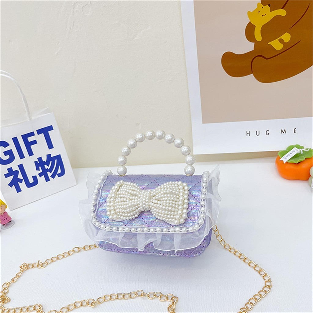 Tas CARMEN Tas Selempang Jelly Glossy Mini / Jelly Bag Mutiara Anak Perempuan Import