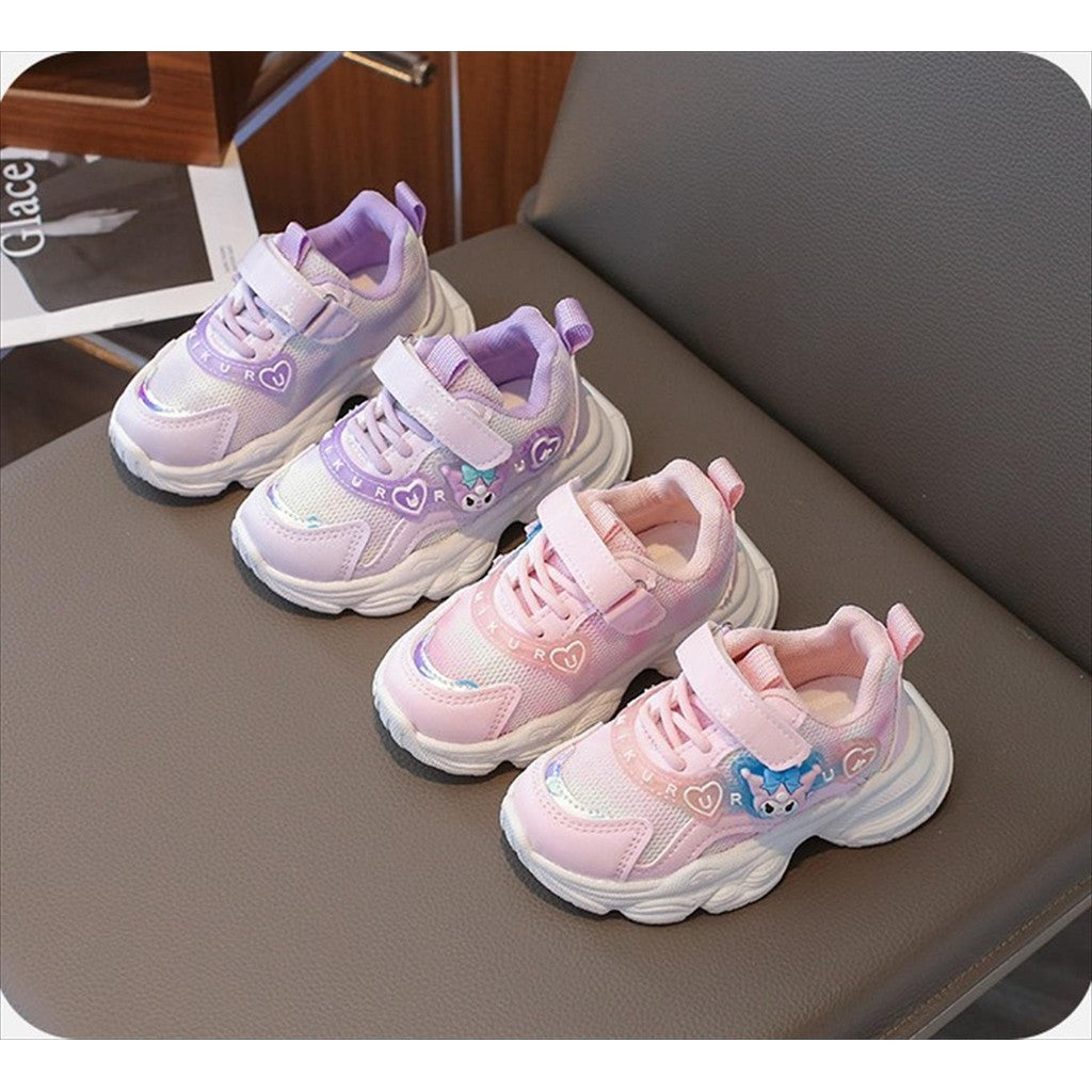 Sepatu KUROMI ORIANA Sepatu LED Anak Perempuan Import 22-31 Usia 1-6Tahun
