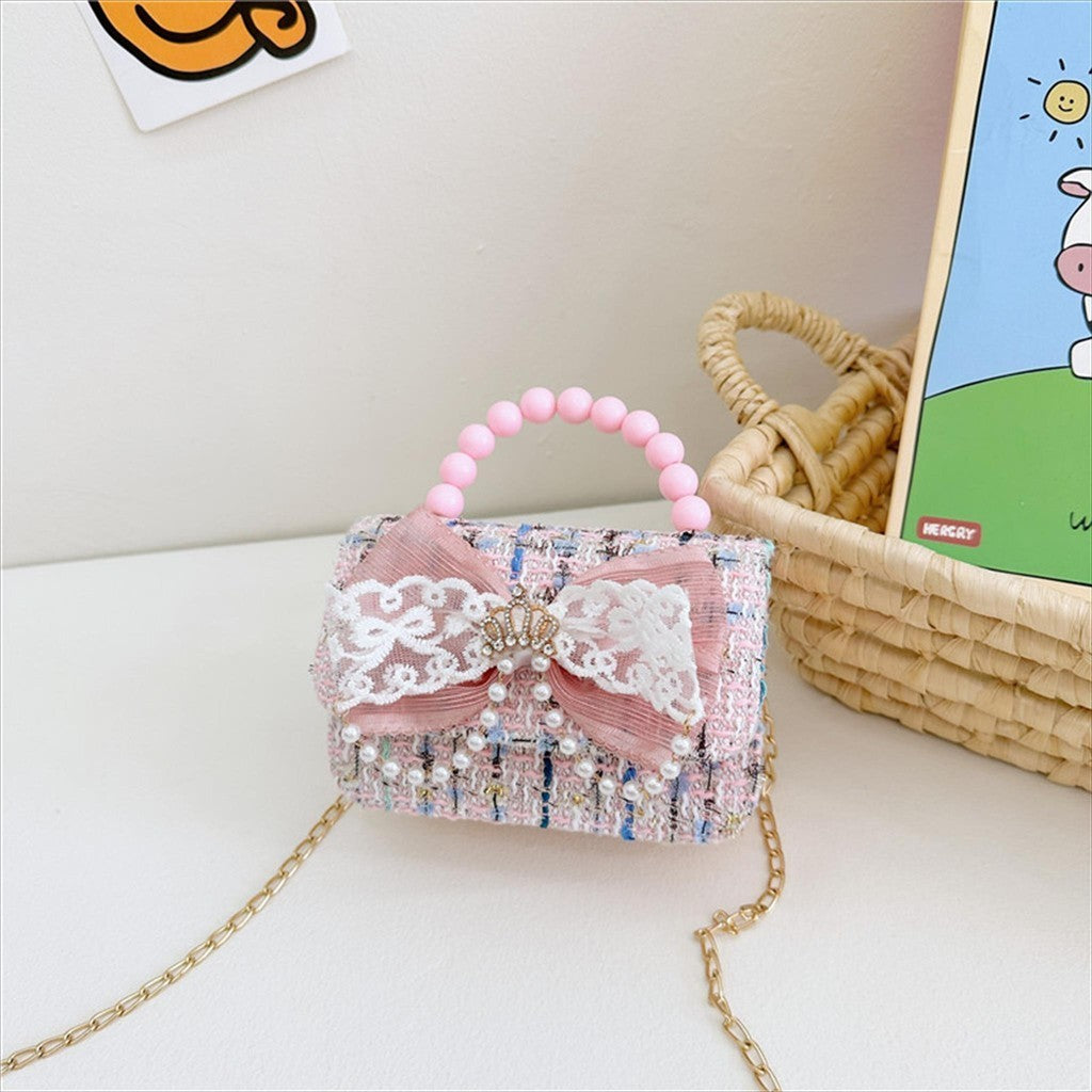 Tas VELISTA Tas  Selempang Mini /Bag Mutiara Anak Perempuan Import