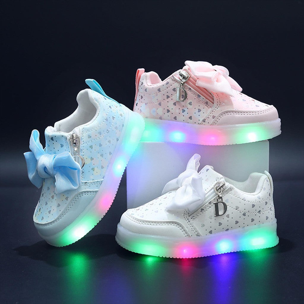 Sepatu TINA Sepatu LED Anak Perempuan Import 21-30 Usia 1-5Tahun