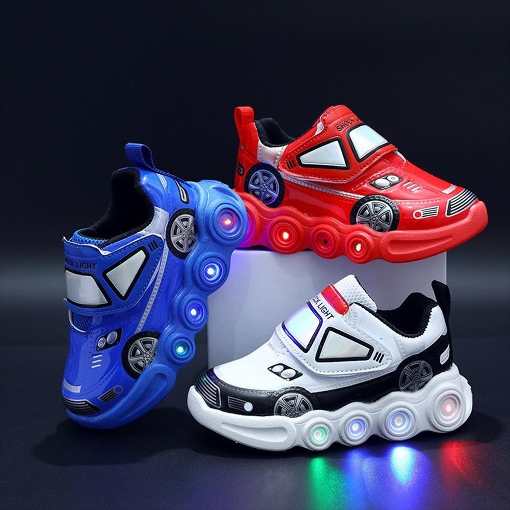 Sepatu GAVIN Sepatu LED Anak Laki-laki Import 21-30 Usia 1-5Tahun
