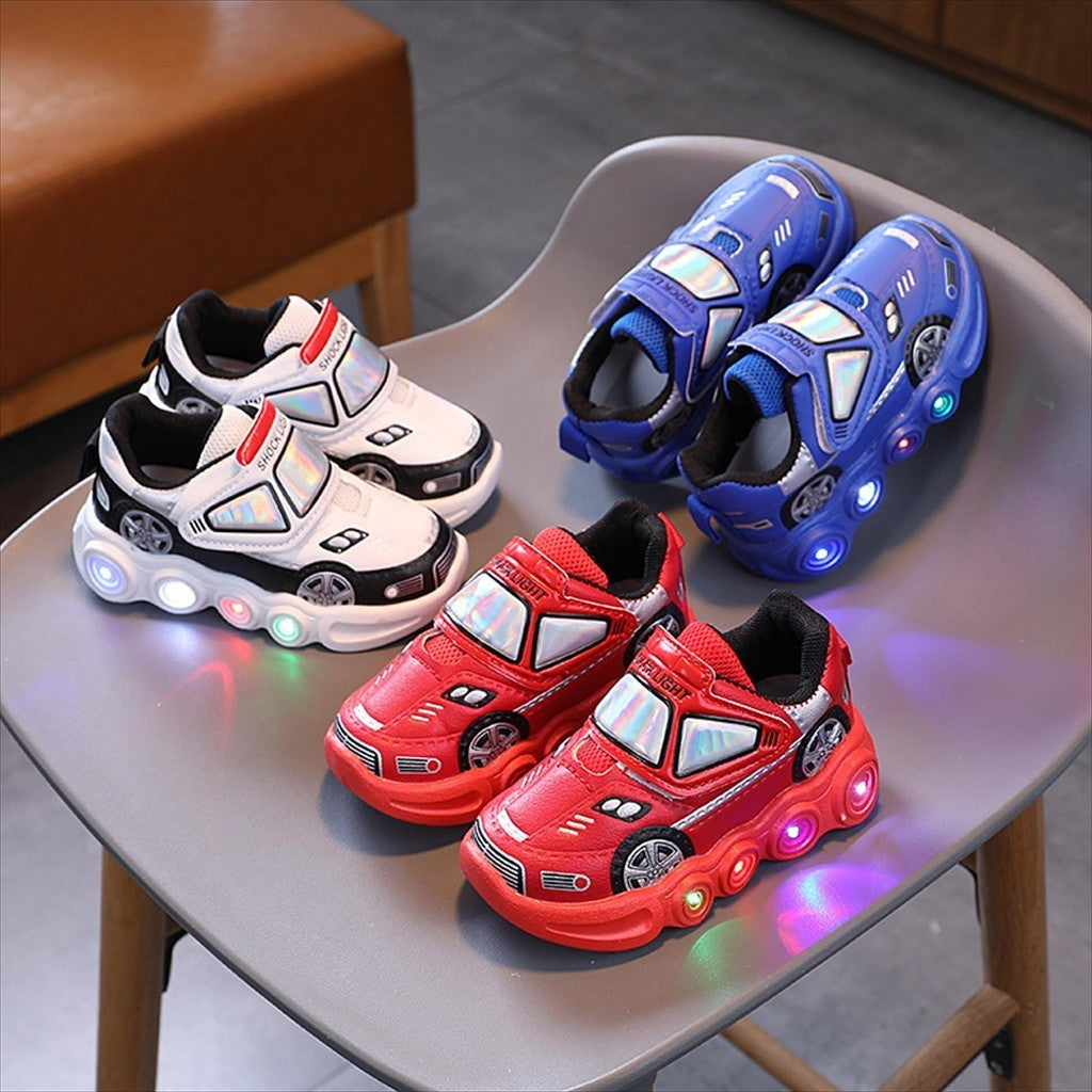 Sepatu GAVIN Sepatu LED Anak Laki-laki Import 21-30 Usia 1-5Tahun