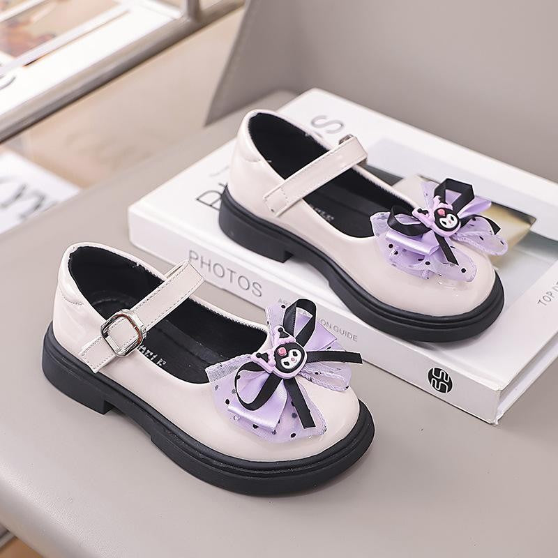 Sepatu Flat shoes Kuromi Mochi Sepatu Pesta Anak Perempuan Import 21-34 Usia 1-7 Tahun