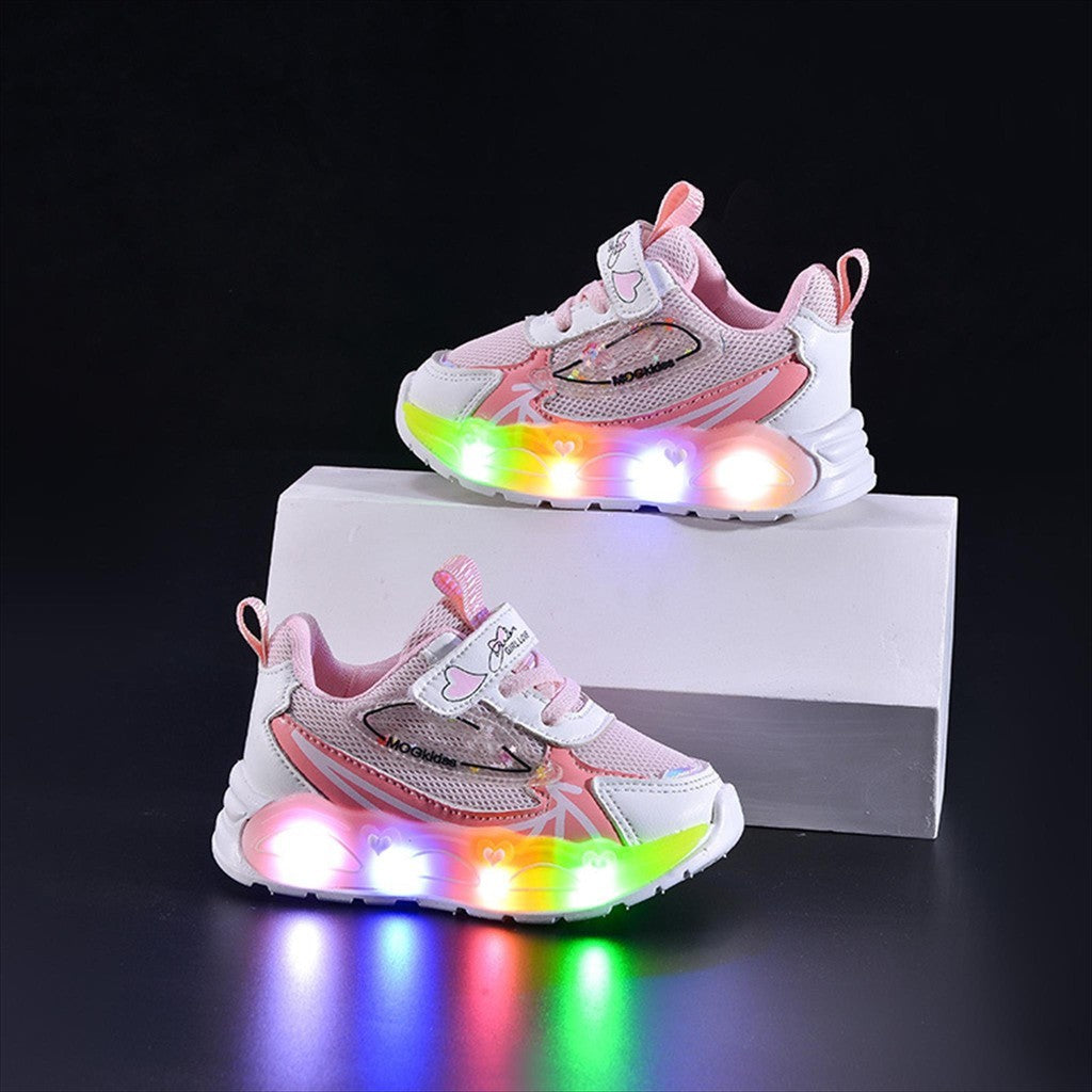 Sepatu CHEN Sepatu LED Anak Perempuan Import 21-30 Usia 1-5 Tahun