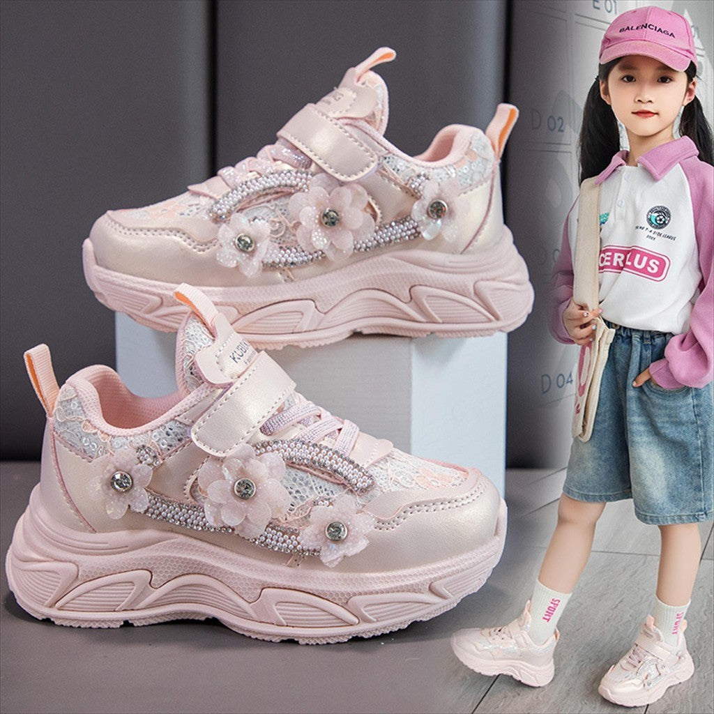 Sepatu CLEO Sepatu Anak Perempuan Import 26-37 Usia 2-10 Tahun