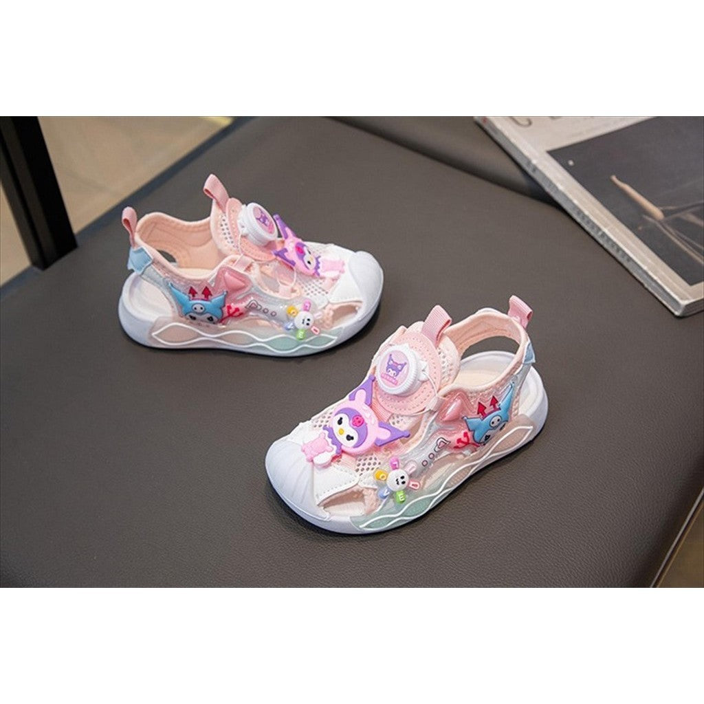 Sandal KUROMI PRUSIA Sepatu Sandal Anak Perempuan Import 23-34 Usia 2-10Tahun