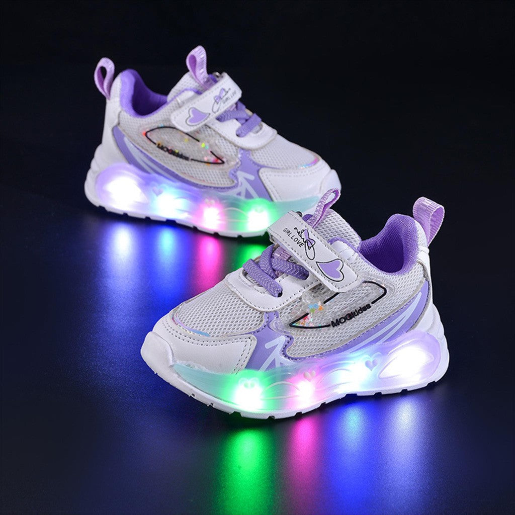 Sepatu SHEN Sepatu LED Anak Perempuan Import 21-30 Usia 1-5 Tahun