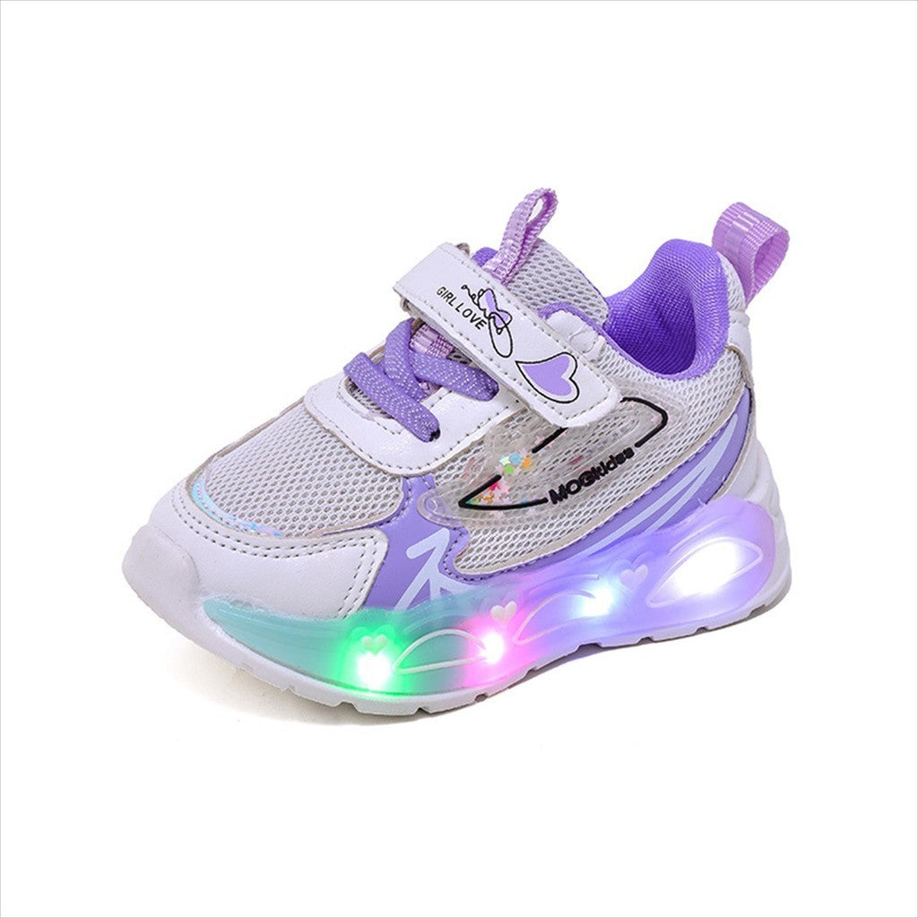 Sepatu CHEN Sepatu LED Anak Perempuan Import 21-30 Usia 1-5 Tahun