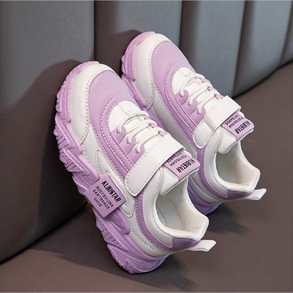 Sepatu JENNA Sneakers Import Anak Perempuan Non LED Size 26-37 Usia 2-10 Tahun