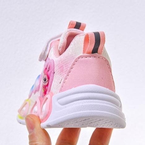 Sepatu LABUBU LANDER Sepatu LED Anak Perempuan Import 21-30 Usia 1-5 Tahun