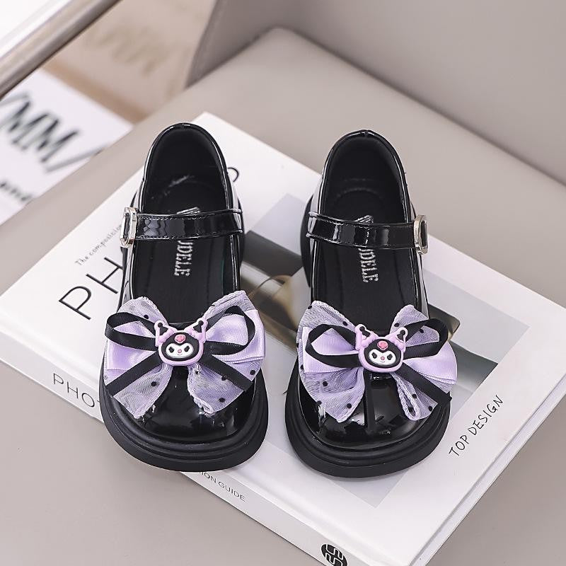 Sepatu Flat shoes Kuromi Mochi Sepatu Pesta Anak Perempuan Import 21-34 Usia 1-7 Tahun