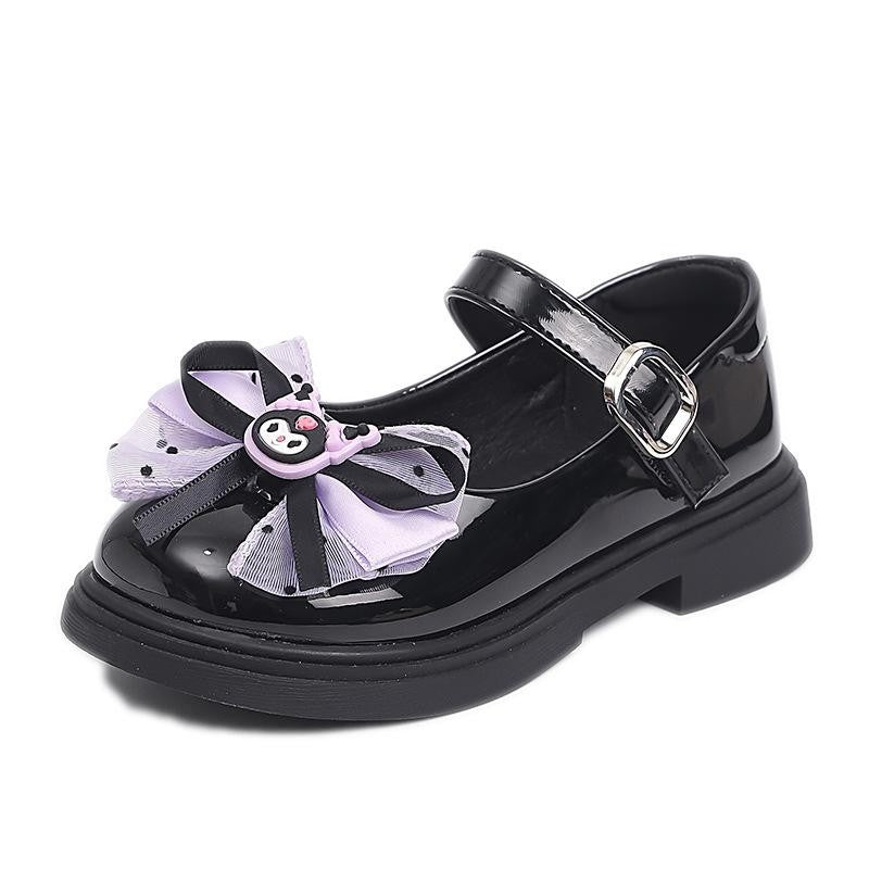 Sepatu Flat shoes Kuromi Mochi Sepatu Pesta Anak Perempuan Import 21-34 Usia 1-7 Tahun