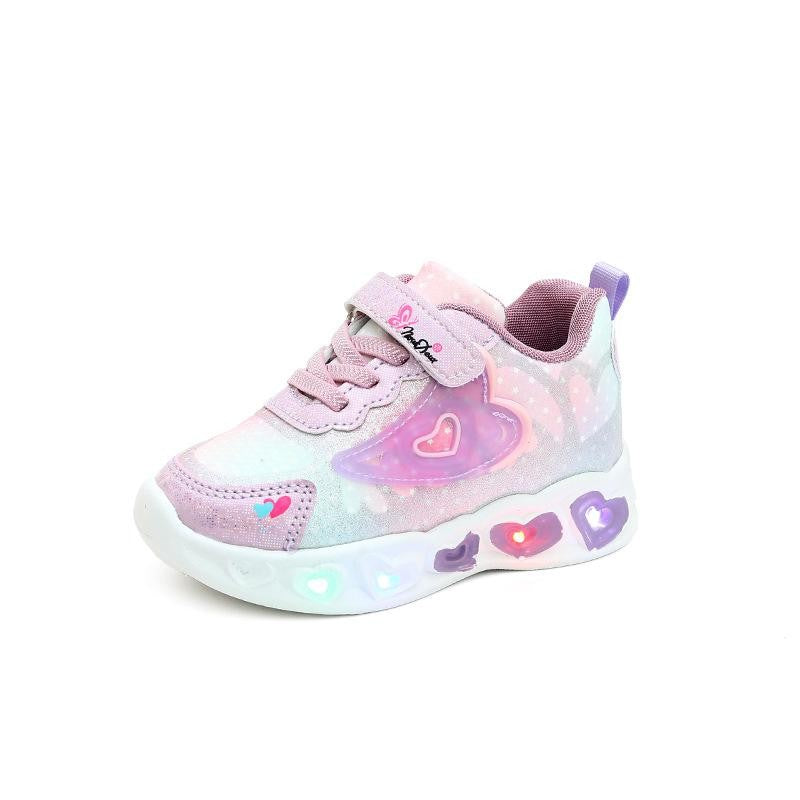 Sepatu DANITA Sepatu LED Anak Perempuan Import 21-30 Usia 1-5 Tahun