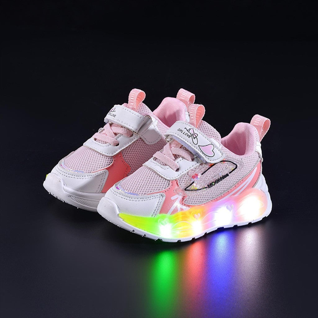 Sepatu CHEN Sepatu LED Anak Perempuan Import 21-30 Usia 1-5 Tahun