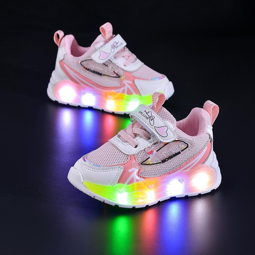 Sepatu SHEN Sepatu LED Anak Perempuan Import 21-30 Usia 1-5 Tahun