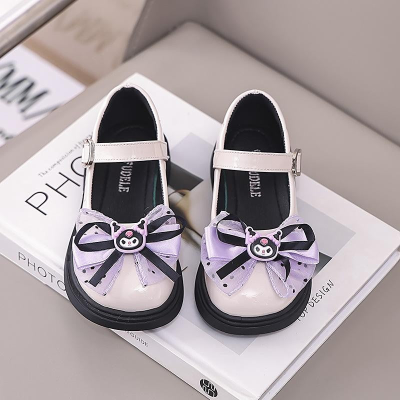 Sepatu Flat shoes Kuromi Mochi Sepatu Pesta Anak Perempuan Import 21-34 Usia 1-7 Tahun