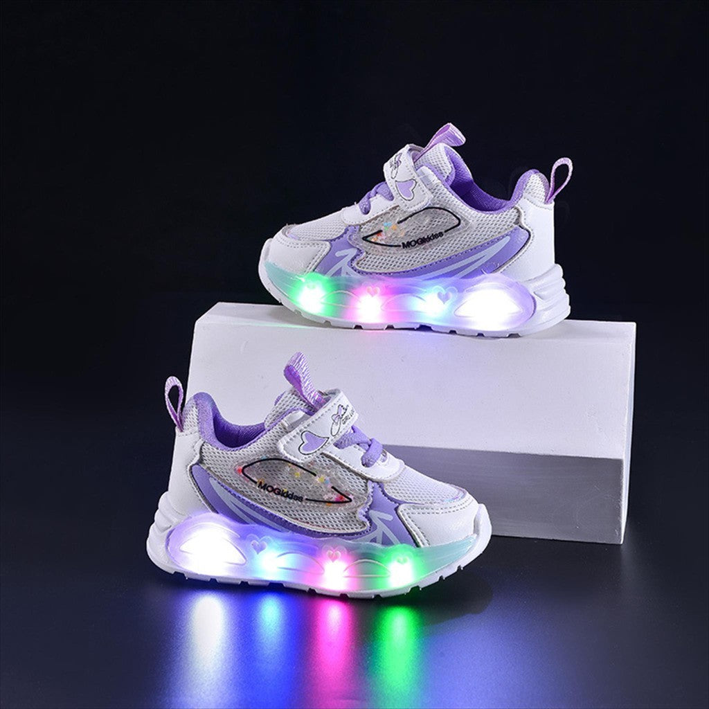 Sepatu CHEN Sepatu LED Anak Perempuan Import 21-30 Usia 1-5 Tahun