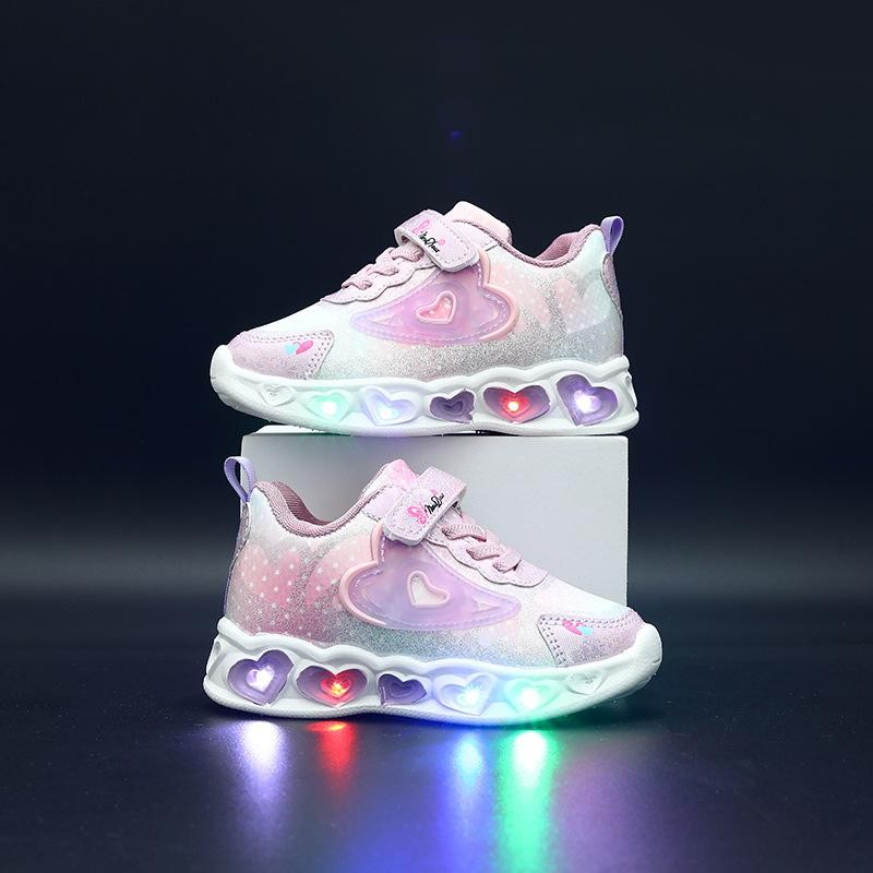 Sepatu DANITA Sepatu LED Anak Perempuan Import 21-30 Usia 1-5 Tahun