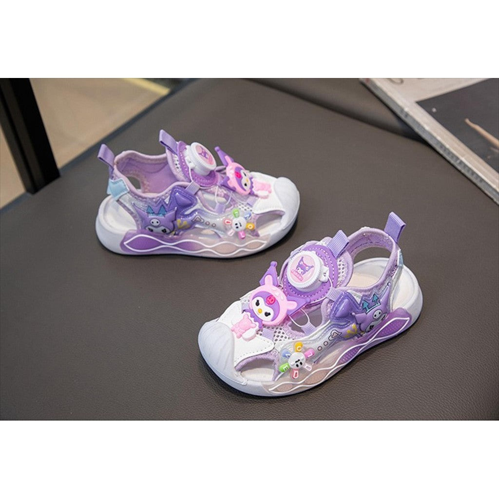 Sandal KUROMI PRUSIA Sepatu Sandal Anak Perempuan Import 23-34 Usia 2-10Tahun