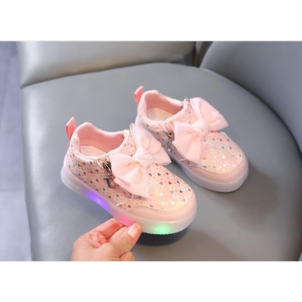 Sepatu TINA Sepatu LED Anak Perempuan Import 21-30 Usia 1-5Tahun