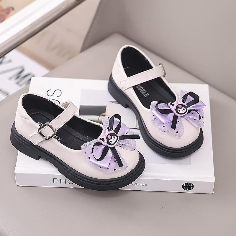 Sepatu Flat shoes Kuromi Mochi Sepatu Pesta Anak Perempuan Import 21-34 Usia 1-7 Tahun