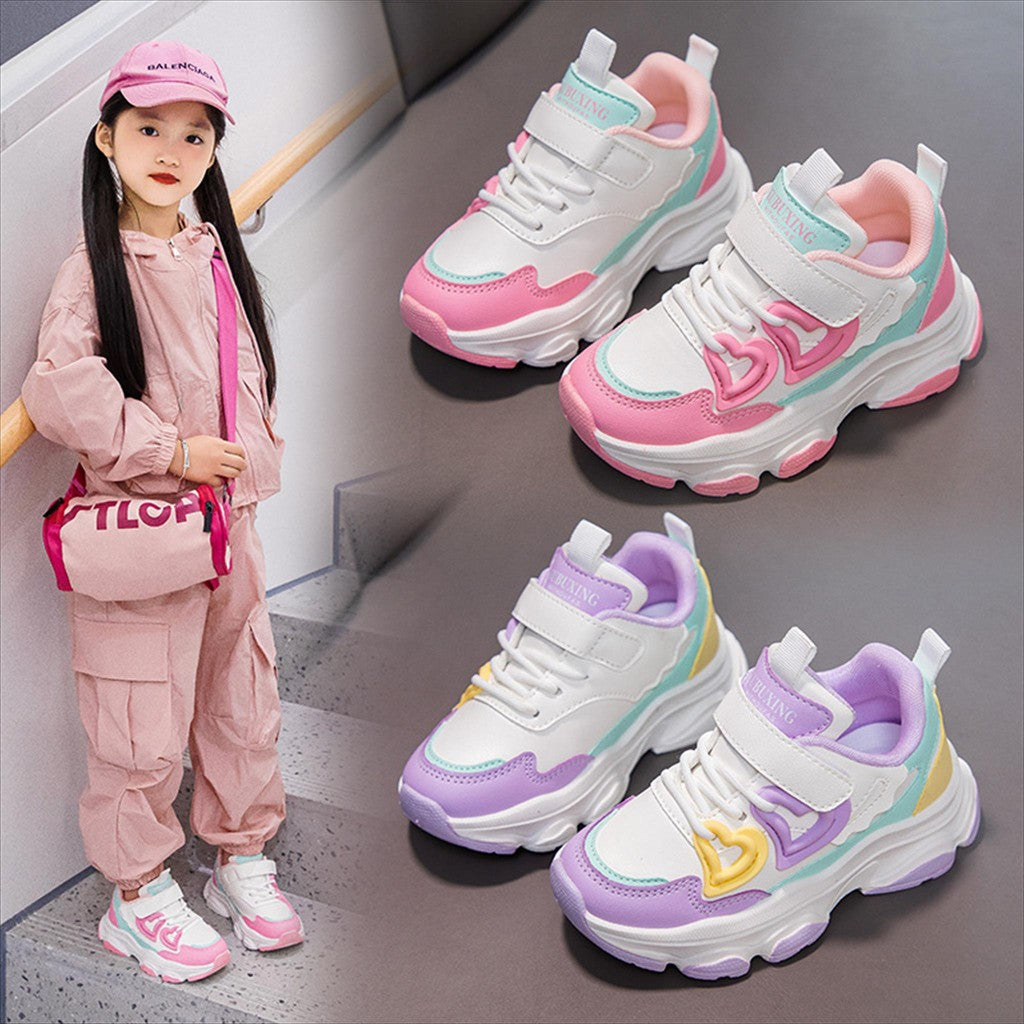 Super Junior [COD] Sepatu  VEDA Sepatu Anak Perempuan Import 26-37 Usia 2-10Tahun